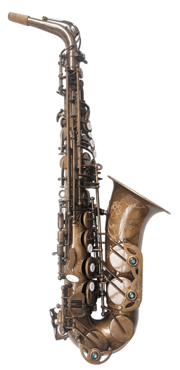 MBC-60 Vintage Raw Brass With Clear Lacquer Finish Alto - 0