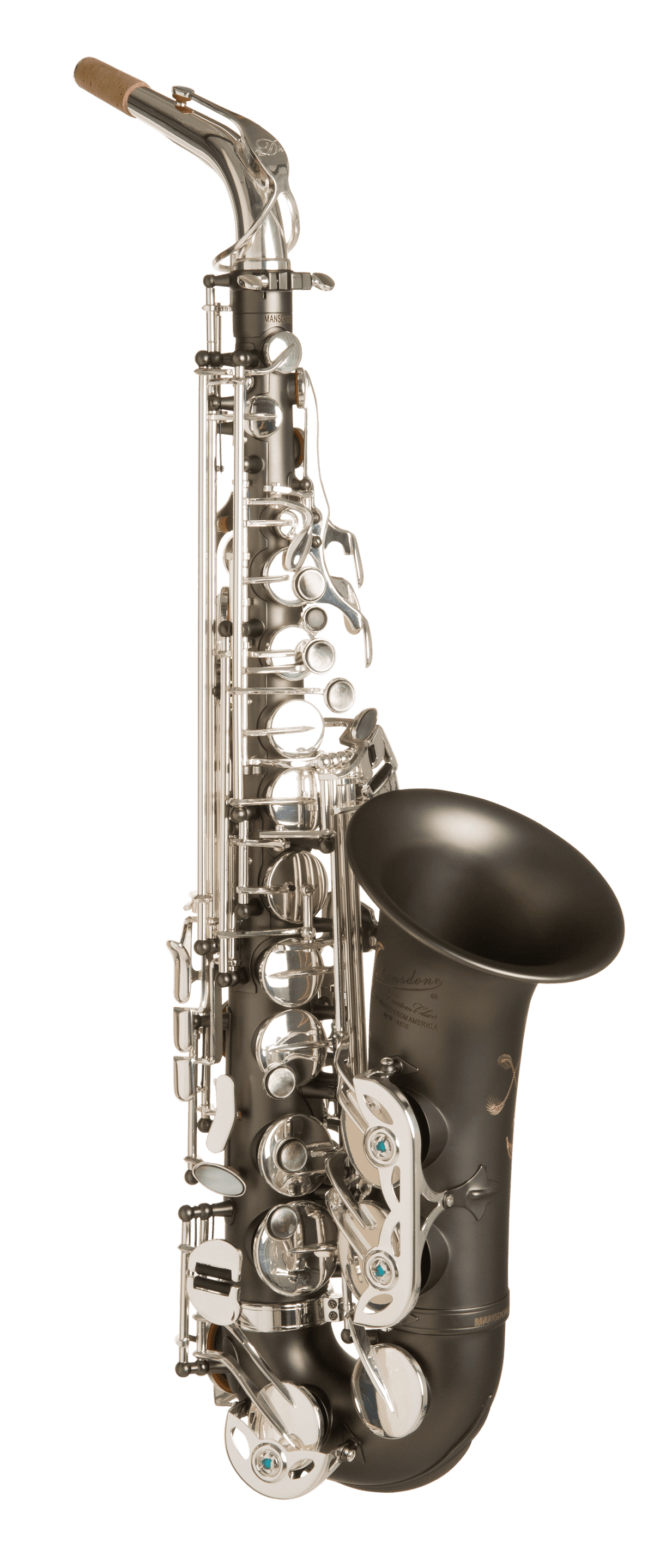 MBS-70 Black Nickel Body Silver Key Alto