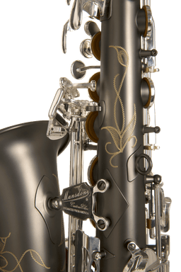 MBS-70 Black Nickel Body Silver Key Alto - 4