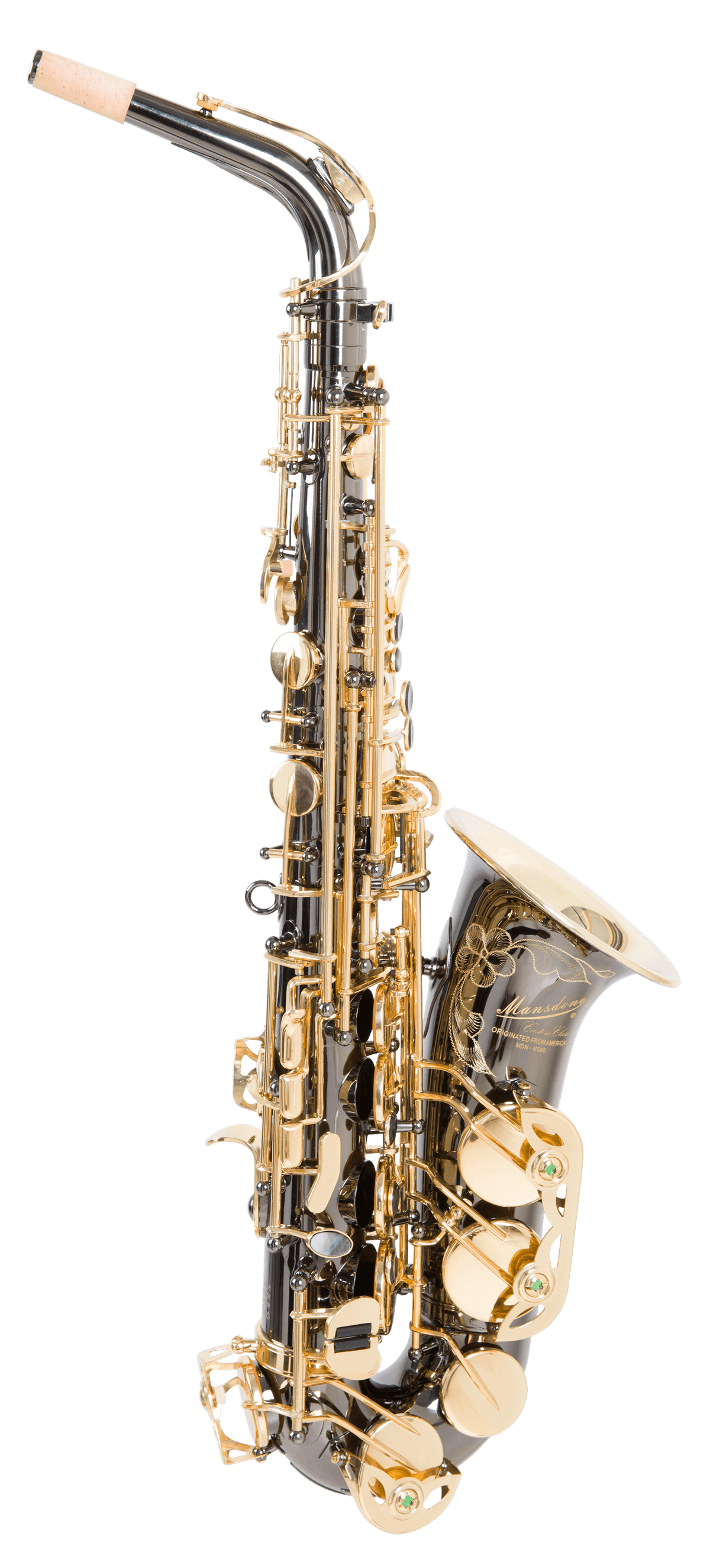 MBG-60 Black Nickel Body Golden Key Alto