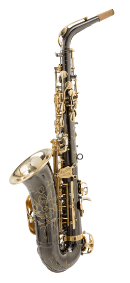 MBG-60 Black Nickel Body Golden Key Alto - 1