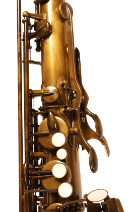 MBC-60 Vintage Raw Brass With Clear Lacquer Finish Tenor - 2